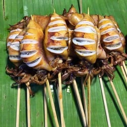 Cop Squid หมึกย่าง & กุ้งเต้น