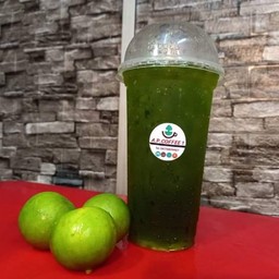 ชาเขียวมะนาวเย็นแก้วเล็ก