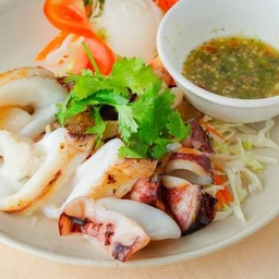 ปลาหมึกไข่ย่าง