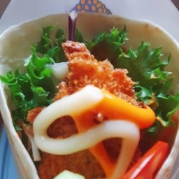 [อร่อยซ่ากับโค้ก] เคบับไก่กรอบ +  โค้ก ไม่มีน้ำตาล (กระป๋อง) 