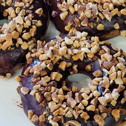 Almond Chocolate Doughnut
