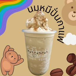 นมหมีปั่นกาแฟ
