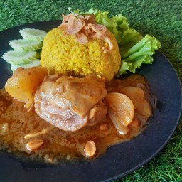 ข้าวหมกมัสมั่นไก่