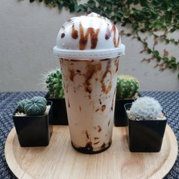 นมสดบราวน์ชูการ์ เย็น