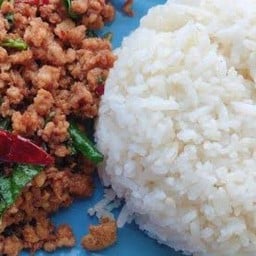 KAI.🐓ข้าวหน้าหมูย่าง-หมูทอด(สาขามารดาปลาแกะ) แรก