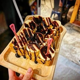 ขนมปังเนยกล้วยช็อกโกแลต