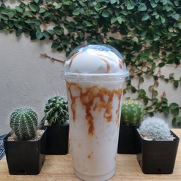 นมสดคาราเมล เย็น