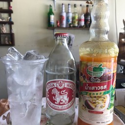 น้ำเสาวรสผสมโซดา