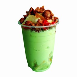 ชาเขียวปังเย็น (ปั่น)