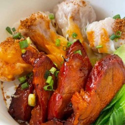 เกี๊ยวกุ้งน้ำหมูแดงฮ่องกง