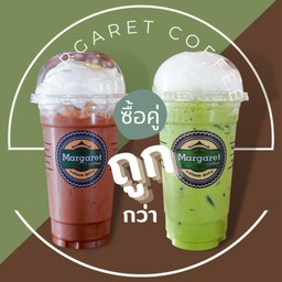 โกโก้ + ชาเขียวนม (เย็น)