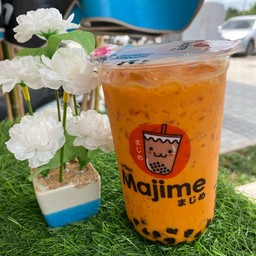 มาจิเมะ ชานมไข่มุก  ปั๊ม  ปตท.ศรีนาวา