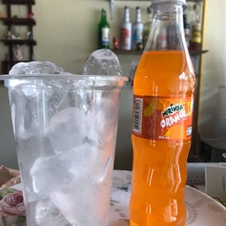 น้ำส้มใส่น้ำแข็ง345 ml