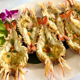 กุ้งย่างเนย ไซส์ 10-12 ตัวโล (ครึ่งกิโล)