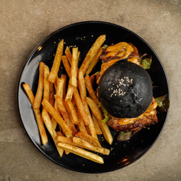 เบอร์เกอร์ชาโคไก่สไปร์ซี่