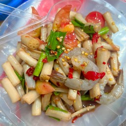 ตำไหลบัวกุ้งสด