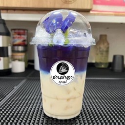 นมสดอัญชัน