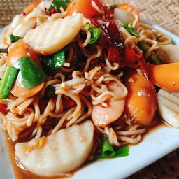 ตำมาม่าน้ำปลาร้า