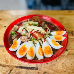 ตำแตงไข่ต้ม