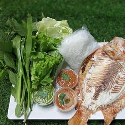 กุ้งเผา พระพุทธบาท(ร้านบ้านกุ้งเป็น)