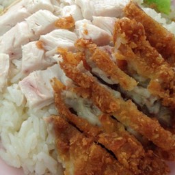 ข้าวมันไก่ผสม