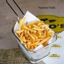 Pomme Paille with Garlic Powder