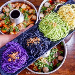 Dชุดบะหมี่เบตงลวก(4 ก้อน)