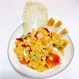 ตำข้าวโพดไข่เค็ม