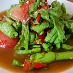 ตำถัวฝักยาวปูปลาร้า