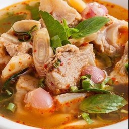 ต้มแซ่บกระดูกอ่อนหมู