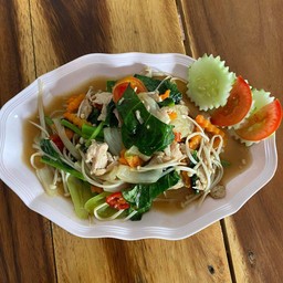 ผัดผักรวมมิตร หมู เป็นกับข้าว