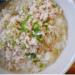 ข้าวต้มไก่สับ