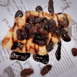 ครอฟเฟิล ซอสช็อคโกแลต ลูกเกด