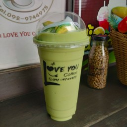 อโวคาโดมะพร้าวนมสดปั่น