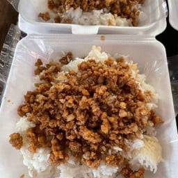 หมูหวาน ราดข้าว