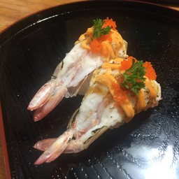 ข้าวปั้นกุ้งเบริน์ชีส