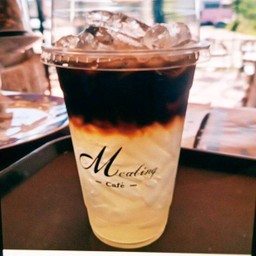 อเมริกาโนน้ำผึ้งมะนาว เย็น