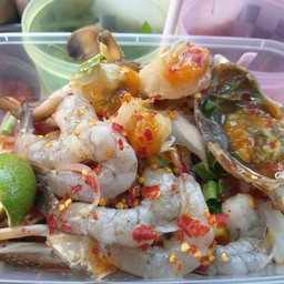 ยำกุ้งโสด+เพิ่มตามใจอยาก
