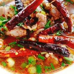 ลาบเป็ดนายยัณต์   ลาดพร้าว101 พลอยไพลินแมนชั่น