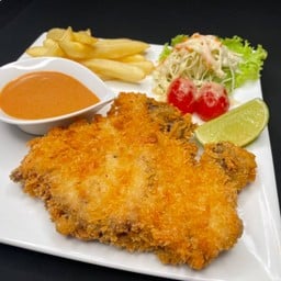 สเต็กไก่คริสปี้