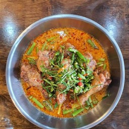 DSET หม้อไฟต้มยำ(น่องไก่ตุ๋น)+ข้าว1