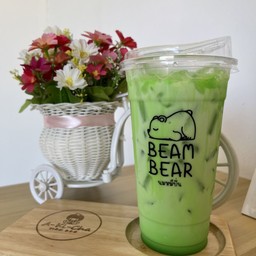 นมหมีแคนตาลูปเย็น
