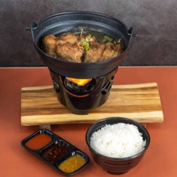 DSET ขุนพล X น่องไก่ตุ๋น(หม้อดำ)+ข้าว1