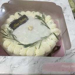 เค้กมะพร้าวอ่อนนมสด 1 ปอนด์