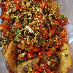 คั่วพริกเกลือกับข้าว