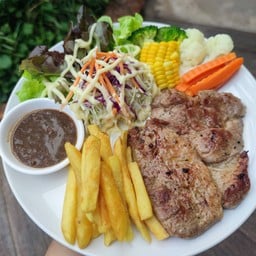 สเต็กสันคอหมู