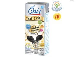 ถั่วเหลือง UHT ดีน่างาดำ 180มล.