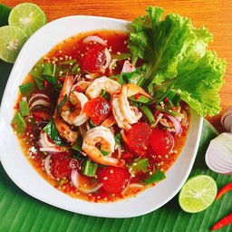 ยำกุ้งสุก
