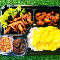 ชุดเบนโตะหมูทอด