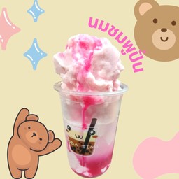นมชมพูปั่น